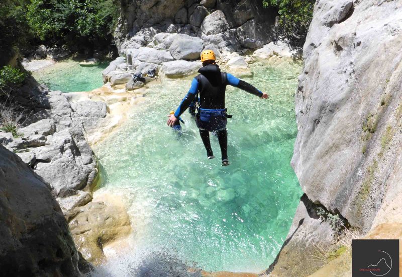 Family canyoning in Vall d'en Bas