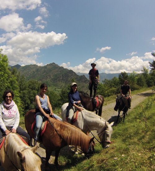 Excursión a caballo por el Valle de Cardós