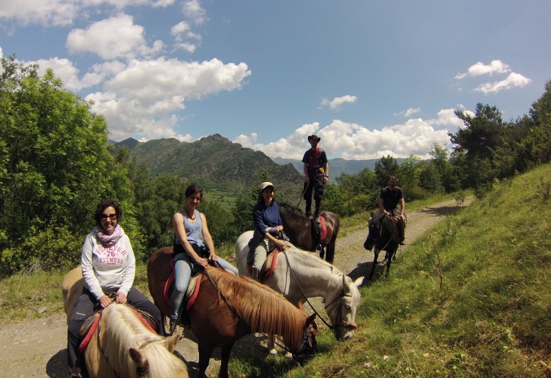 Excursió a cavall per la Vall de Cardós