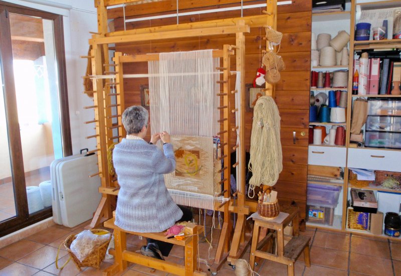 Visita guiada al taller artesà tèxtil